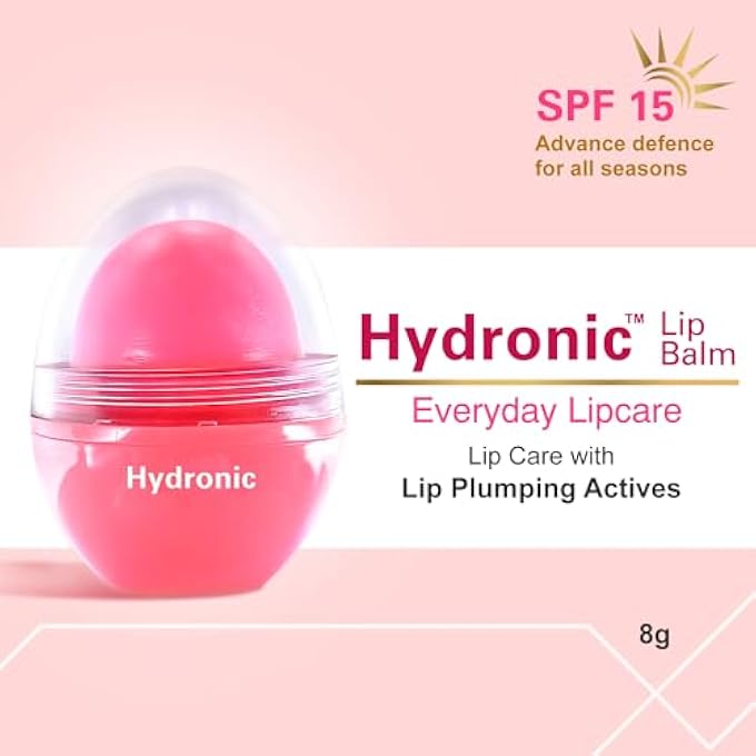 HYDRONIC LIP BALM|INTENSE HYDRATION & NOURISHMENT|SOOTHING & PROTECTIVE FORMULA FOR SOFT, SMOOTH LIPS, PINK, 1 - Image 2